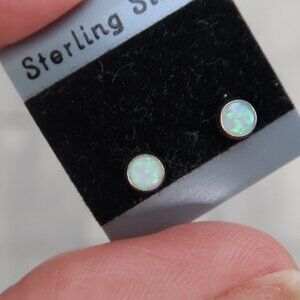 Sterling Silver Glitter Earrings